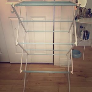 Cute blue drying rack